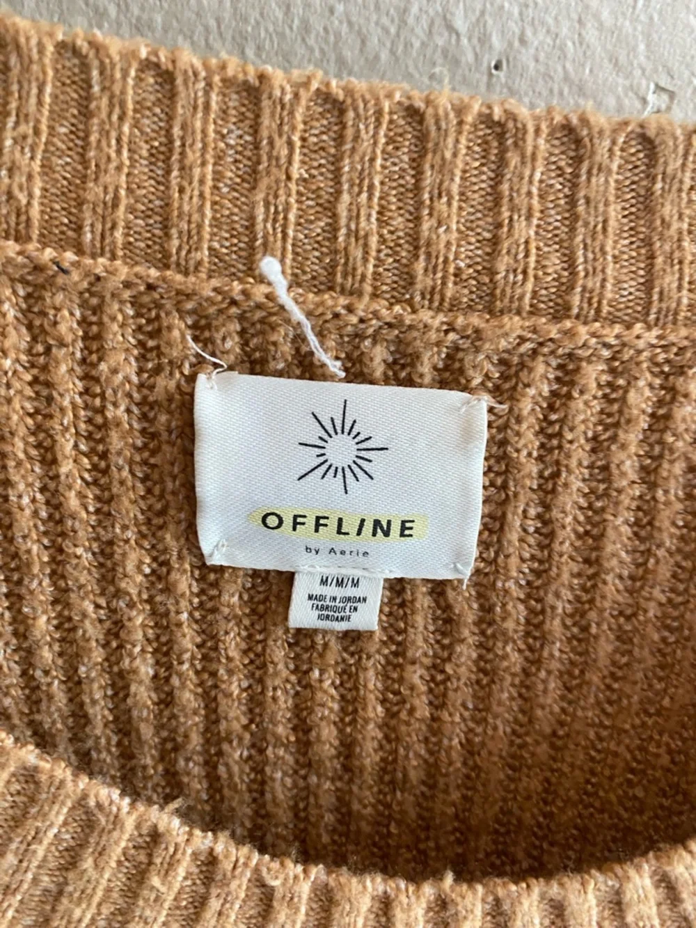OFFLINE BY AERIE Tan Twist Waist Sweater - Picture 3 of 4